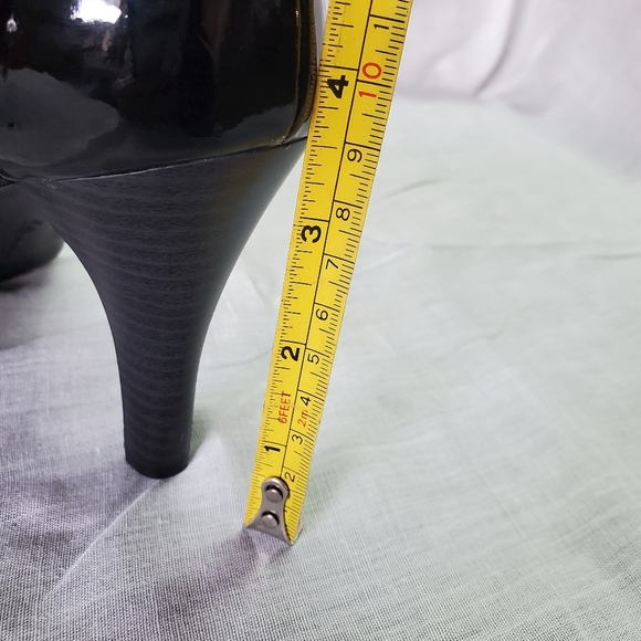 🆑️ XHILARATION | Floral Peep-Toe Bow Heels sz 7 - Picture 6 of 8